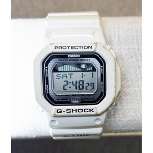 Casio G-Shock GLX-5600 G-LIDE Watch Mens Digital Tide White Octagon New Battery